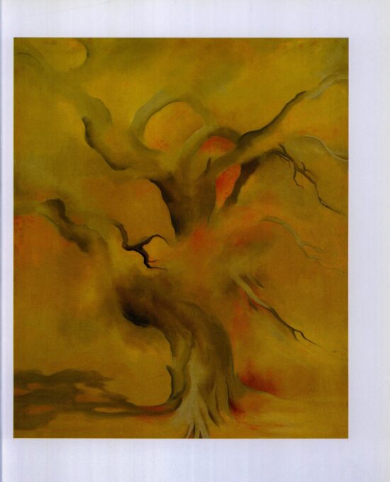 Georgia O’Keeffe print 1954 “Memory – Late Autumn” Original over-size vintage art book page