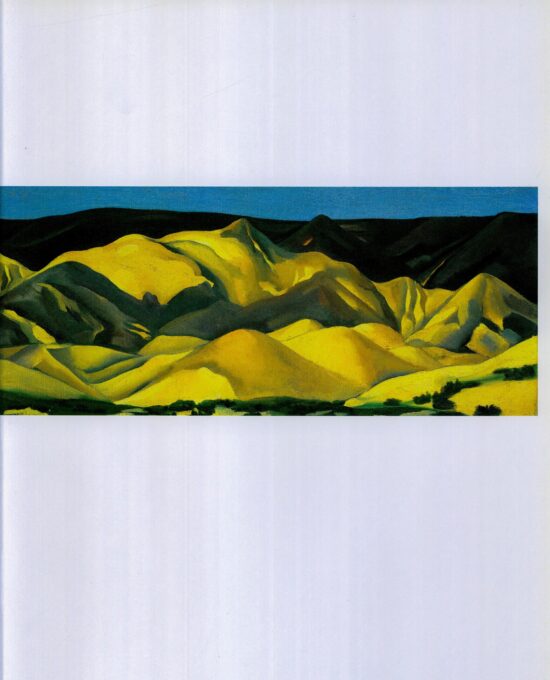 Georgia O’Keeffe print 1930 “New Albiquiu, New Mexico” Original over-size vintage art book page