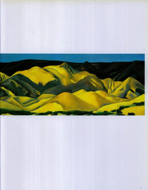 Georgia O'Keeffe print 1930 "New Albiquiu, New Mexico" Original over-size vintage art book page - Image 2