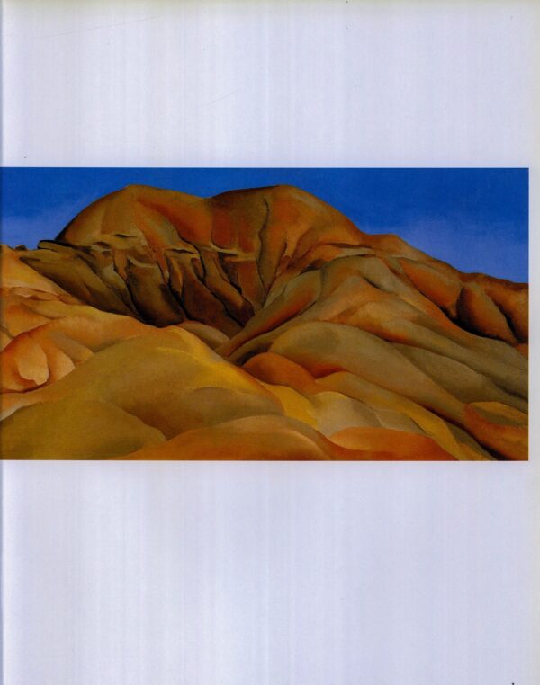 Georgia O'Keeffe print c.1930 "On the Old Santa Fe Road" Original over-size vintage art book page - Image 2