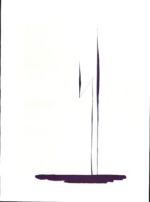 Georgia O'Keeffe print 1916 "Blue Lines" Original vintage color book plate Ready to frame