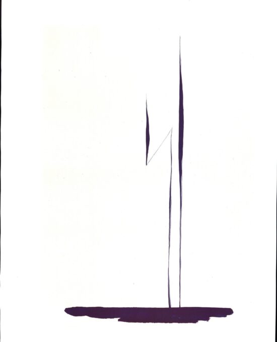 Georgia O’Keeffe print 1916 “Blue Lines” Original vintage color book plate Ready to frame
