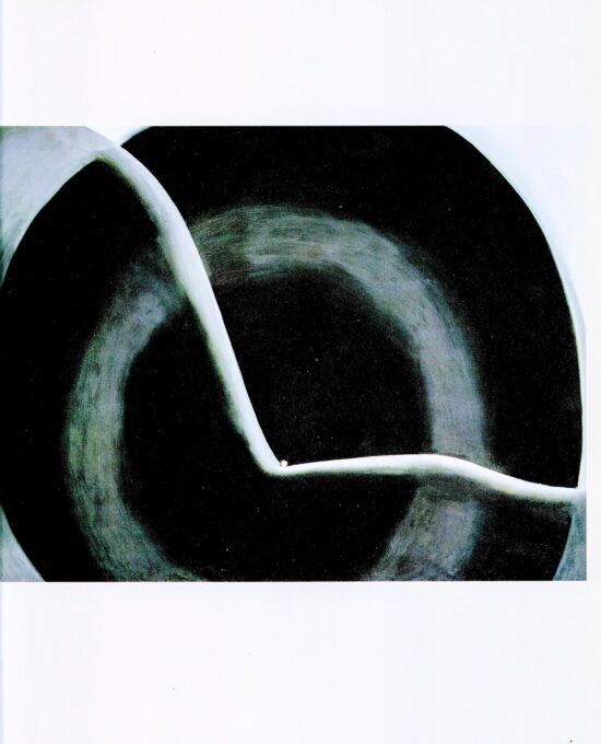 Georgia O’Keeffe print 1927 “Black Abstraction” Original over-size vintage art book page