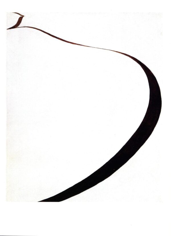 Georgia O'Keeffe print 1963 "The Winter Road" Original vintage color book plate Ready to frame