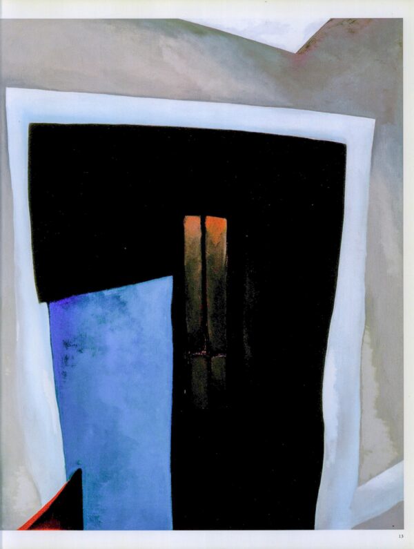 Georgia O'Keeffe print 1919 "59th Street Studio" Original vintage art book page