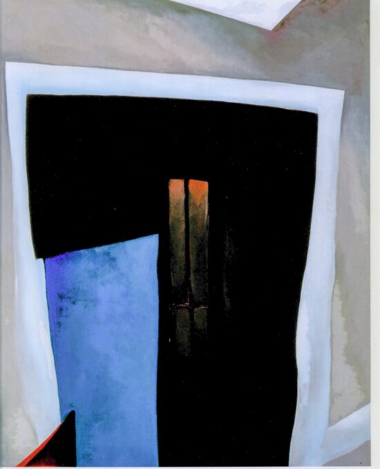 Georgia O’Keeffe print 1919 “59th Street Studio” Original vintage art book page