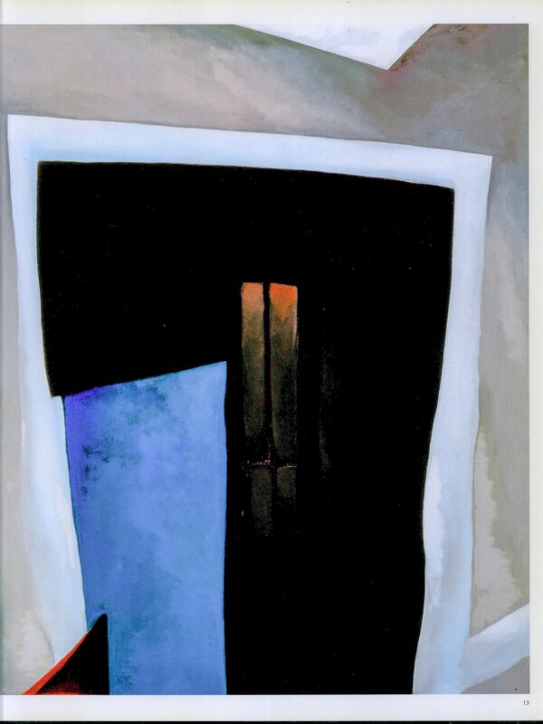 Georgia O'Keeffe print 1919 "59th Street Studio" Original vintage art book page - Image 2