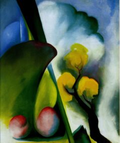 Georgia O'Keeffe print c.1922 "Spring" Original vintage art book page