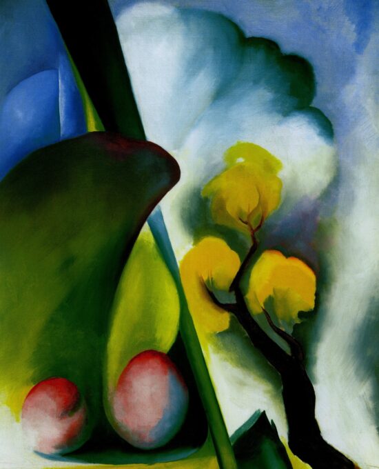Georgia O’Keeffe print c.1922 “Spring” Original vintage art book page