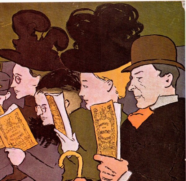 Edward Penfield "Harper's" 1897 Vintage art-book page