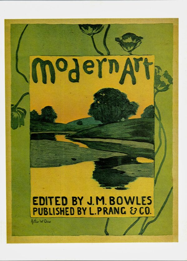 Arthur Dow "Modern Art" Vintage art book page - Image 2