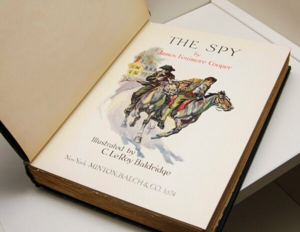 James Fenimore Cooper "The Spy" 1924 First Edition thus, Illustrated by C. LeRoy Baldridge - Image 7