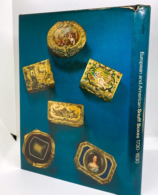 Snuff Boxes 1730-1830 1966 First edition cloth-wrapped hardcover Clare le Corbeillo