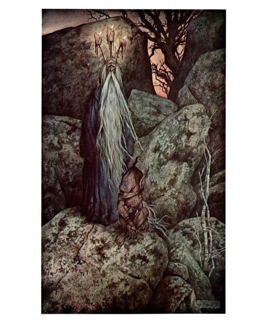 Brian Froud “The Watchers” Vintage art book page 1976 FREE SHIPPING