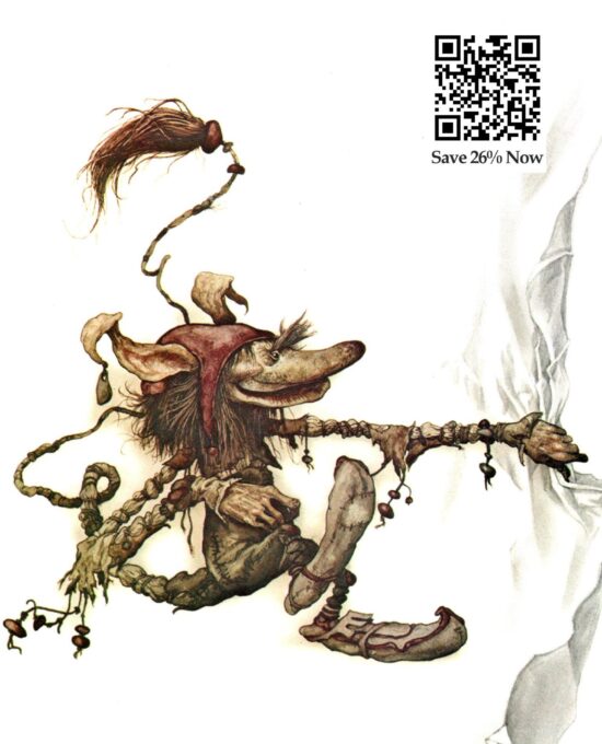 Brian Froud “Frontispiece” Vintage art book page 1976 FREE SHIPPING