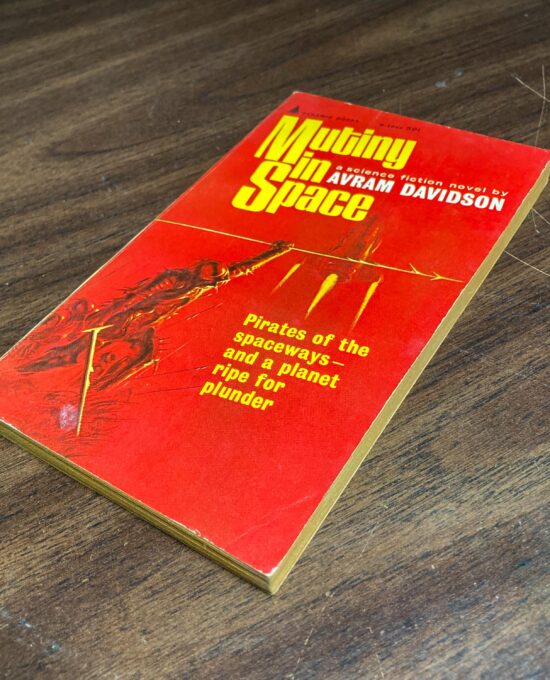 Avram Davidson “Mutiny in Space” c.1964 vintage paperback