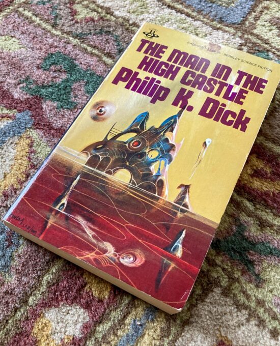 Philip K. Dick’s Hugo Award winning novel “The Man in the High Castle” 1981 Vintage paperback edition