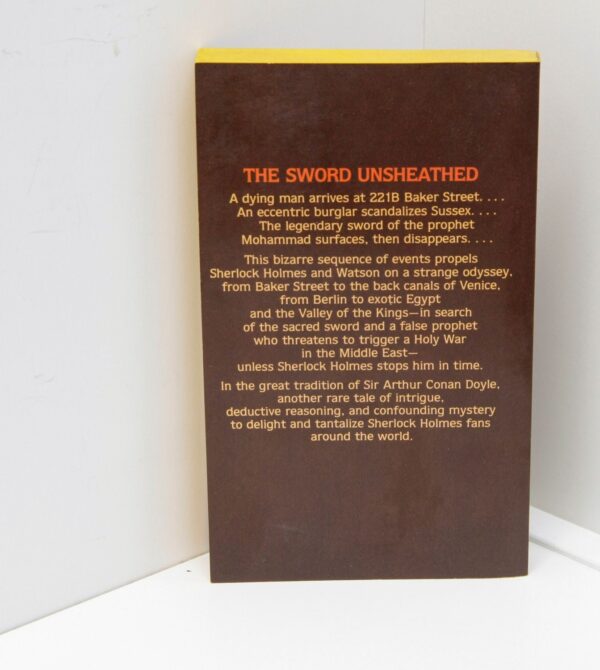 Sherlock Holmes and The Sacred Sword 1980 First Edition vintage paperback - Image 2