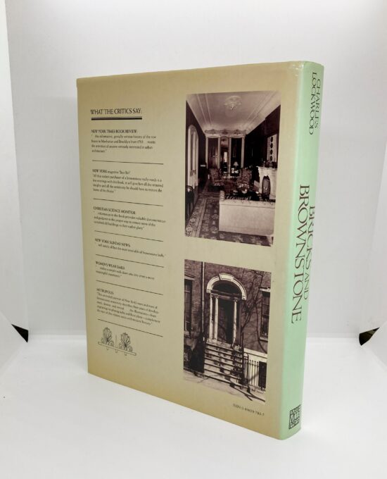 Bricks and Brownstone The New York Rowhouse 1783-1929 1972 First edition Vintage coffee table book