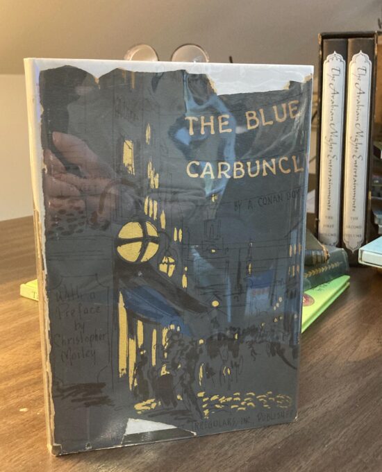 First edition book “The Adventure of the Blue Carbuncle” Sherlock Holmes 1948 hardcover with jacket