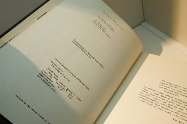 Vintage cinema hardcover "The Making of King Kong" 1975 First edition in original jacket - Image 6