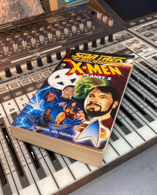Gift for Trekkie X-men Star Trek NG “Planet X” First edition 1988 vintage paperback novel