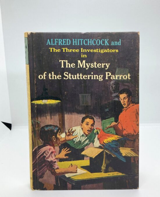 Alfred Hitchcock’s Three Investigators “The Mystery of the Stuttering Parrot” c.1968 Vintage hardcover series book #2