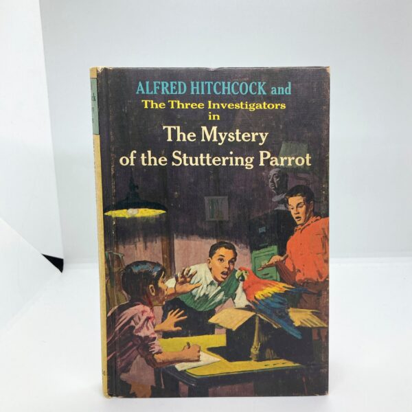 Alfred Hitchcock's Three Investigators "The Mystery of the Stuttering Parrot" c.1968 Vintage hardcover series book #2