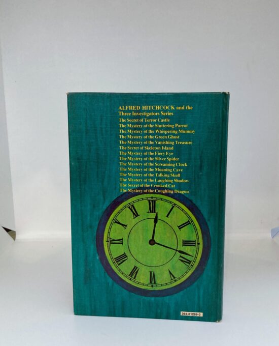 Alfred Hitchcock’s Three Investigators “The Mystery of the Screaming Clock” c.1970 Vintage hardcover series book