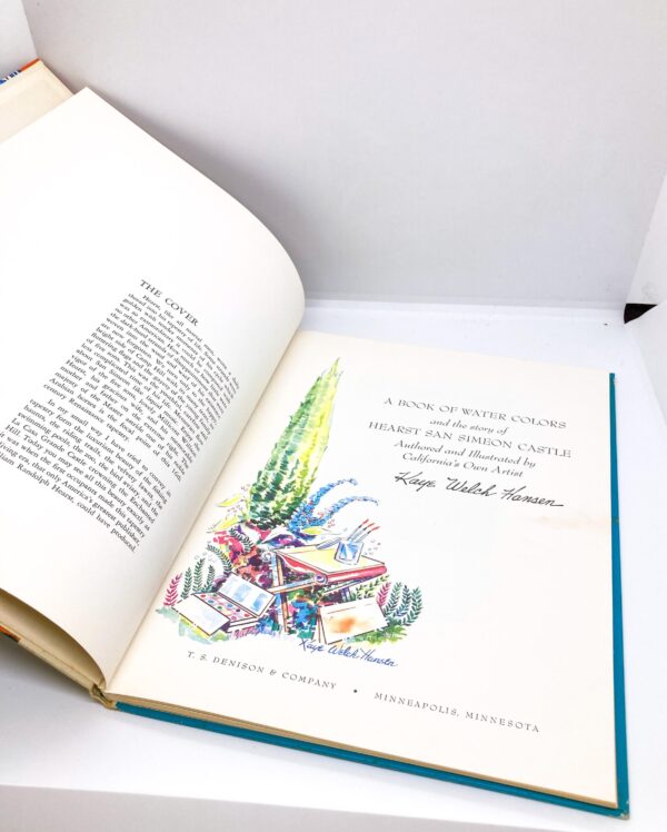 Heart San Simeon Castle 1962 Vintage hardcover art coffee table book Kaye Welch Hansen - Image 4