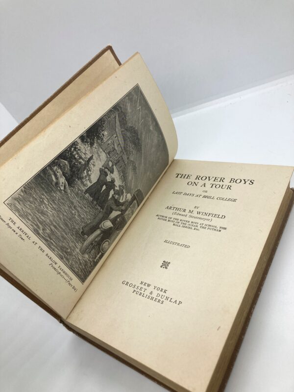 The Rover Boys on A Tour 1916 First edition Cloth-wrapped antique children's series book - Image 6