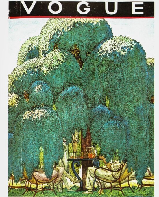 Vogue Cover Pierre Brissaud / Georges Lepape vintage art book plate [1931]