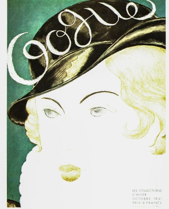 Vogue Cover Pierre Brissaud / Georges Lepape vintage art book plate [1931]