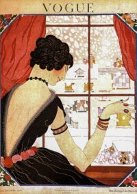 Vogue cover vintage art book plate (2 sided) [June/December 1920] Ready to frame