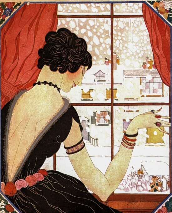 Vogue cover vintage art book plate (2 sided) [June/December 1920] Ready to frame