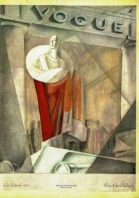 Vogue Cover Eduardo Benito / Georges Lepape vintage art book plate [1924/5]