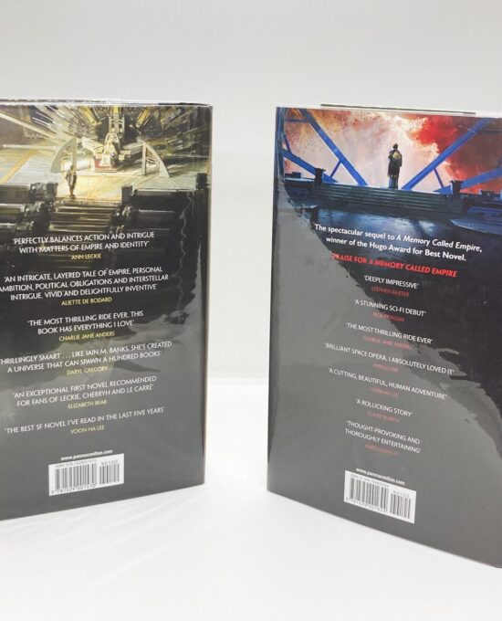 Arkady Martine 2 book set Signed & Numbered with matching #s Hardcovers