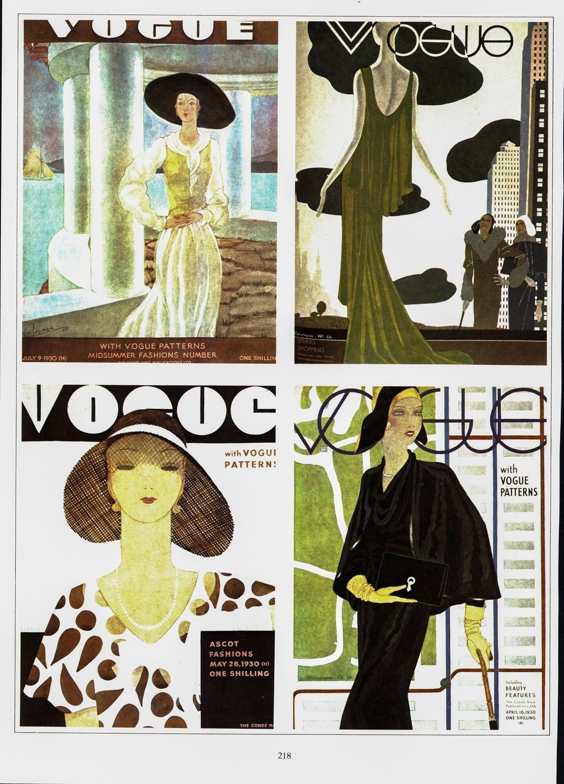 Vintage art book page Georges Lepape Fashionable ladies Ready to frame - Image 2