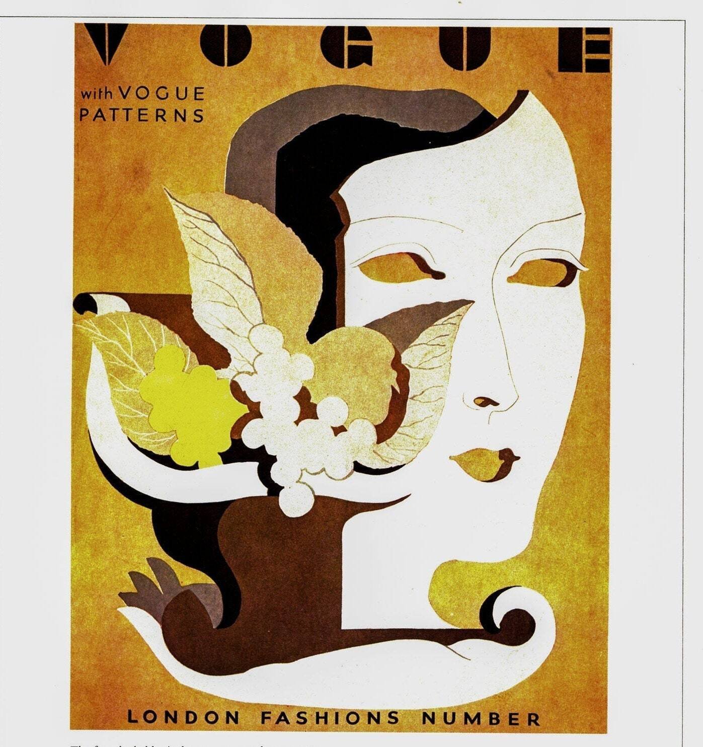Vintage art book page Alix Zeilinger Fashionable ladies