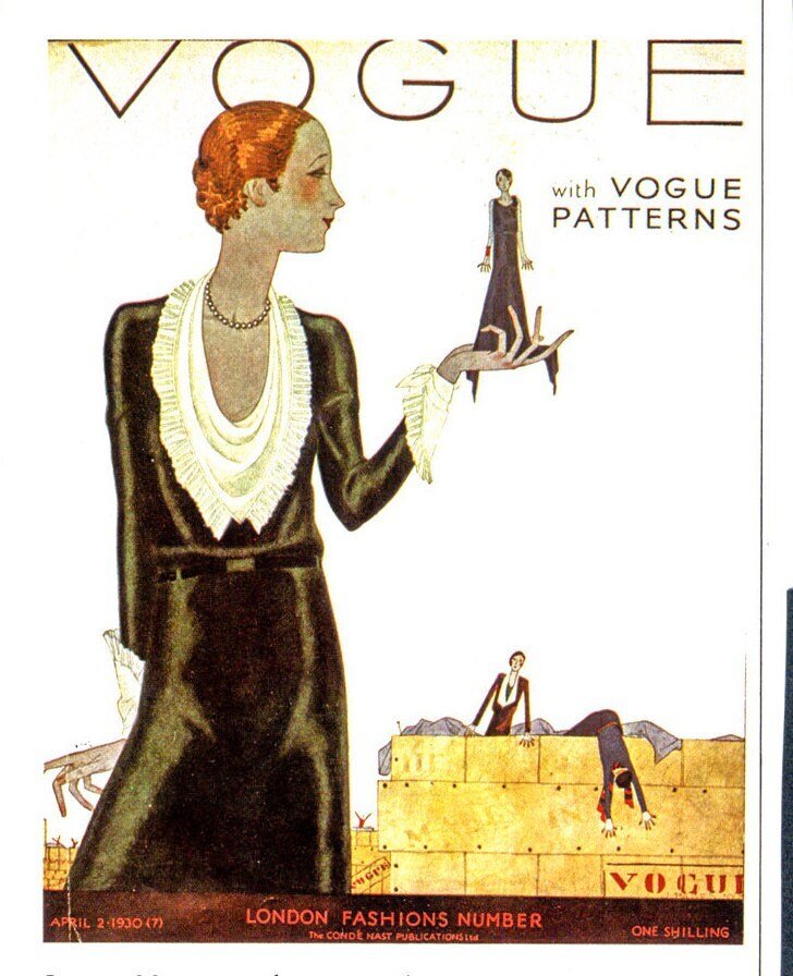 Vintage art book page Alix Zeilinger Fashionable ladies - Image 5