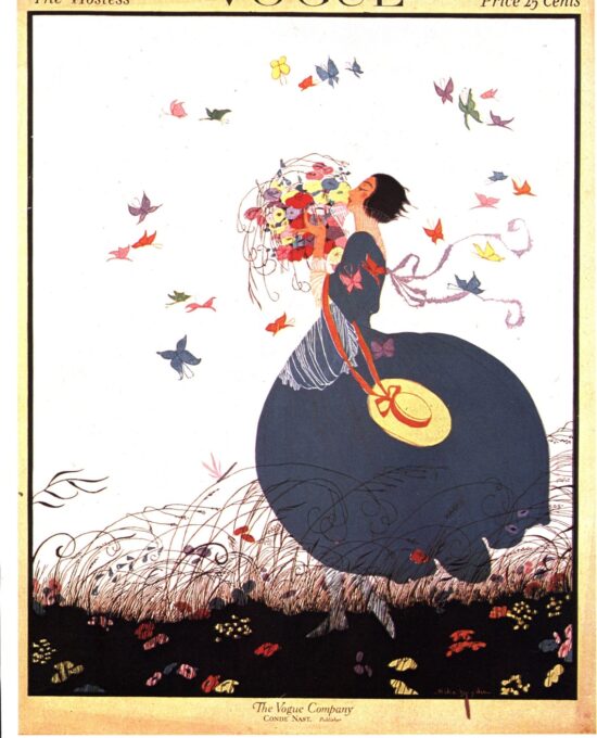 Vintage art book fashion illustration Ready to frame
