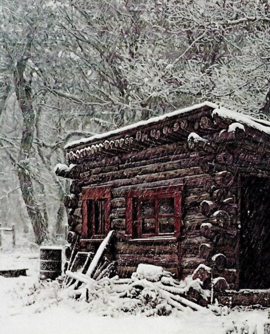 James Bama Western art “Work Shed in Winter”  Circle M Ranch Vintage book print