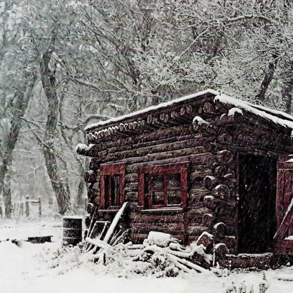 James Bama Western art "Work Shed in Winter"  Circle M Ranch Vintage book print - Image 2