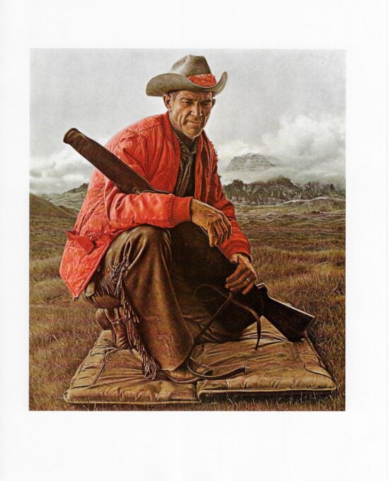 James Bama “Outfitter on the plain” 1973 Vintage page