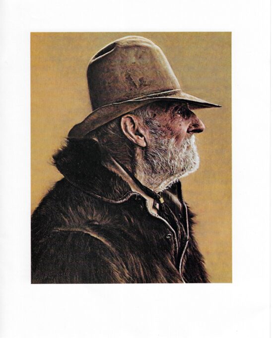 James Bama Western art 24-horse team stagecoach driver portrait Vintage book print