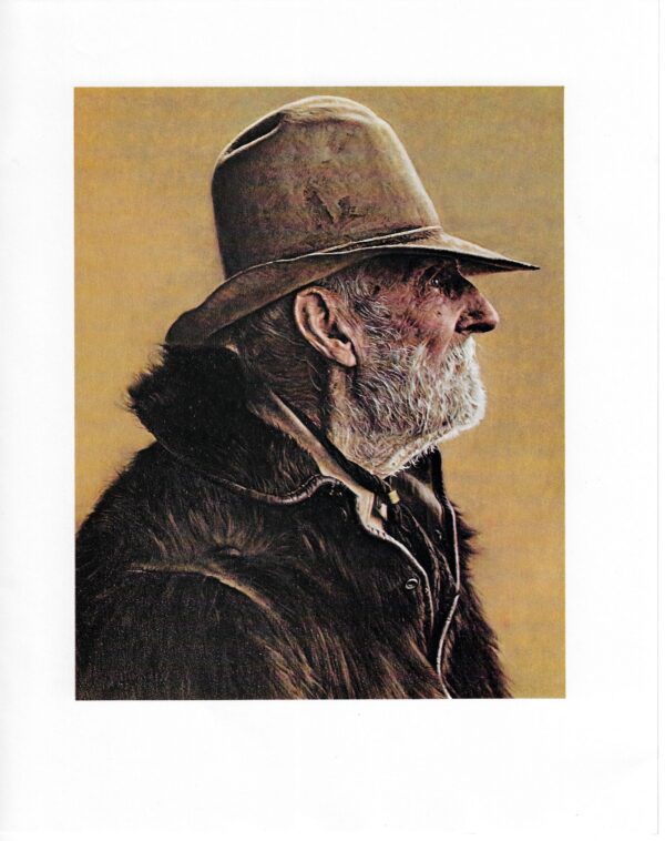 James Bama Western art 24-horse team stagecoach driver portrait Vintage book print