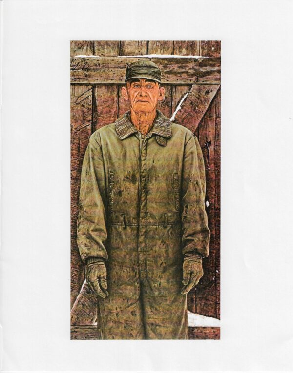 James Bama Western art Working Man, Southfork Hills Vintage book print - Image 2