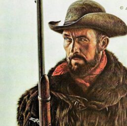 James Bama Western art 1860's scout Cody, Wyoming Vintage book print