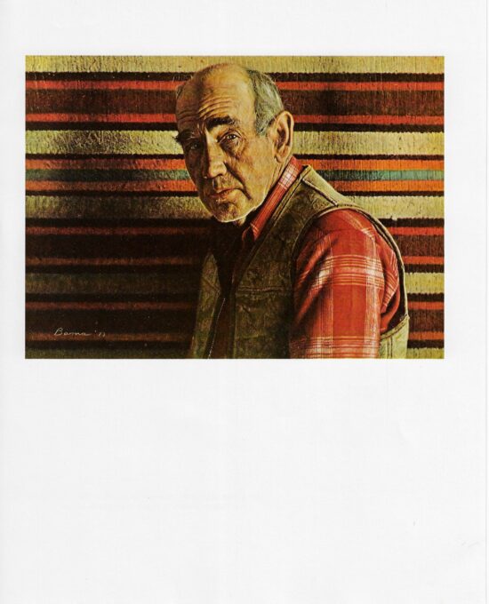 James Bama “Profession cowboy, part Irish, part Indian” Vintage art
