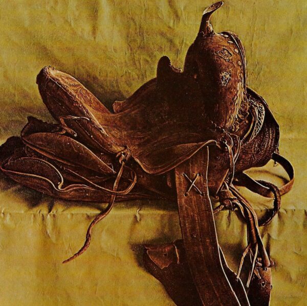 James Bama "Bernie Blackstone's Old Saddle" 1972 Vintage art book print